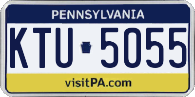 PA license plate KTU5055