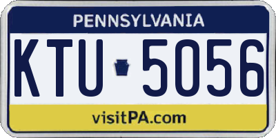 PA license plate KTU5056
