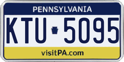 PA license plate KTU5095