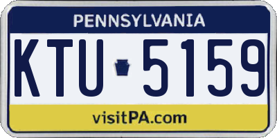 PA license plate KTU5159