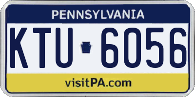 PA license plate KTU6056