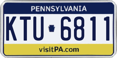 PA license plate KTU6811