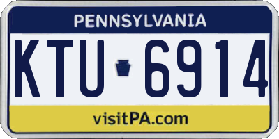 PA license plate KTU6914