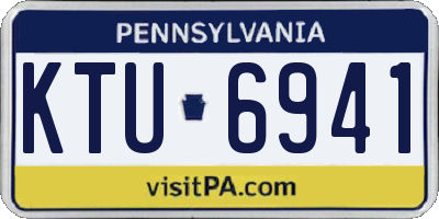 PA license plate KTU6941