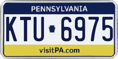 PA license plate KTU6975