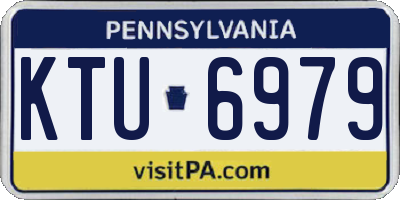 PA license plate KTU6979