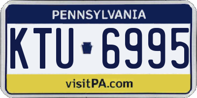 PA license plate KTU6995