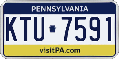 PA license plate KTU7591