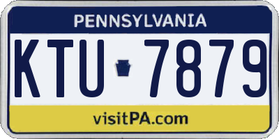 PA license plate KTU7879