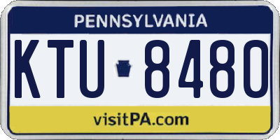 PA license plate KTU8480