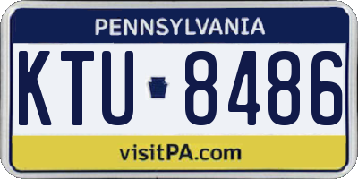 PA license plate KTU8486