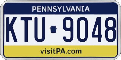 PA license plate KTU9048