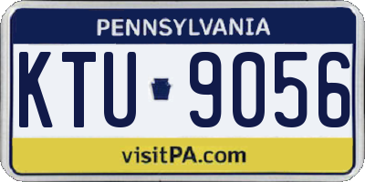 PA license plate KTU9056