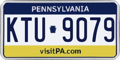 PA license plate KTU9079