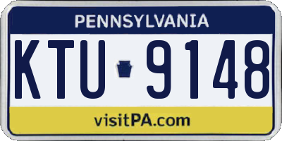 PA license plate KTU9148