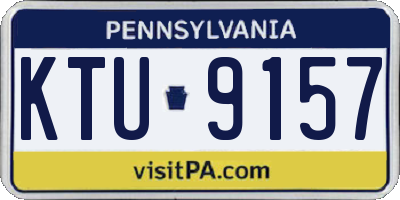 PA license plate KTU9157