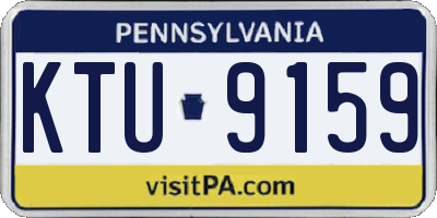 PA license plate KTU9159