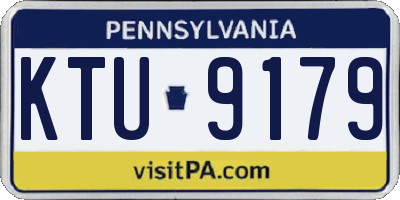 PA license plate KTU9179