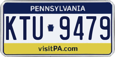 PA license plate KTU9479