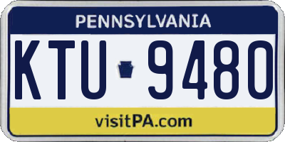PA license plate KTU9480