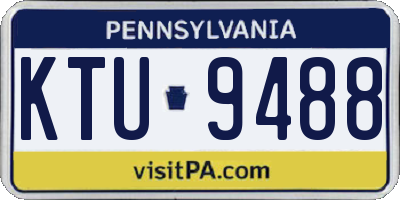 PA license plate KTU9488