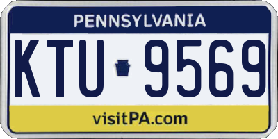 PA license plate KTU9569