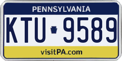 PA license plate KTU9589