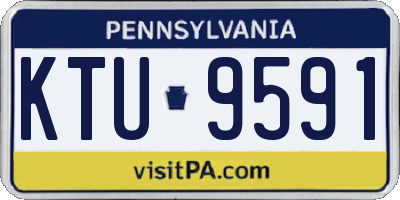 PA license plate KTU9591