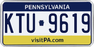 PA license plate KTU9619