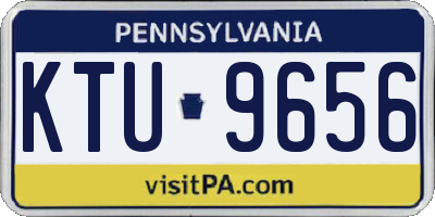 PA license plate KTU9656