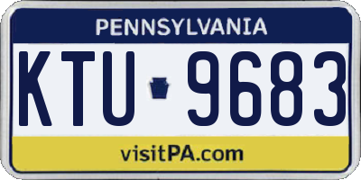 PA license plate KTU9683