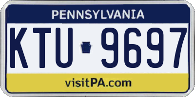 PA license plate KTU9697
