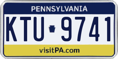 PA license plate KTU9741