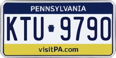 PA license plate KTU9790