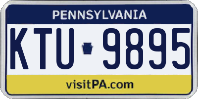 PA license plate KTU9895
