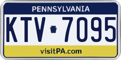 PA license plate KTV7095