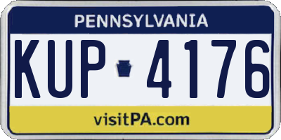 PA license plate KUP4176