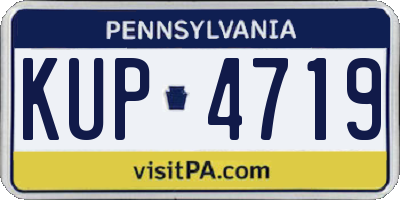 PA license plate KUP4719