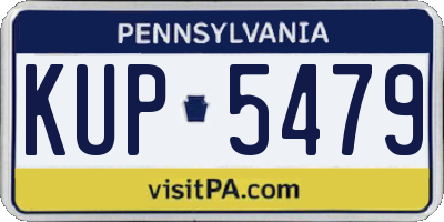 PA license plate KUP5479