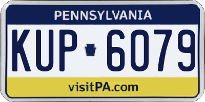 PA license plate KUP6079