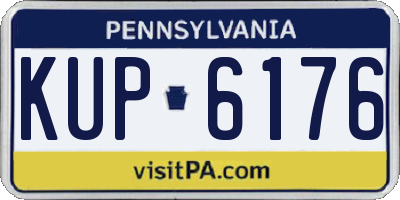 PA license plate KUP6176