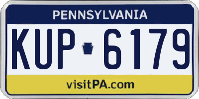 PA license plate KUP6179