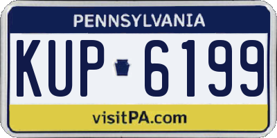 PA license plate KUP6199