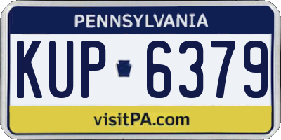 PA license plate KUP6379