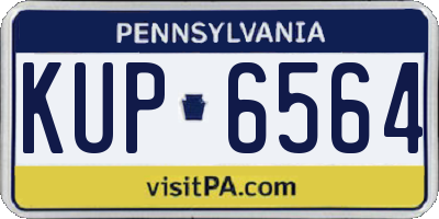 PA license plate KUP6564