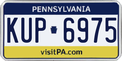 PA license plate KUP6975