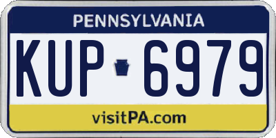 PA license plate KUP6979