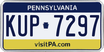 PA license plate KUP7297