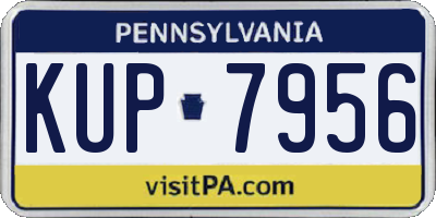 PA license plate KUP7956