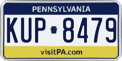 PA license plate KUP8479